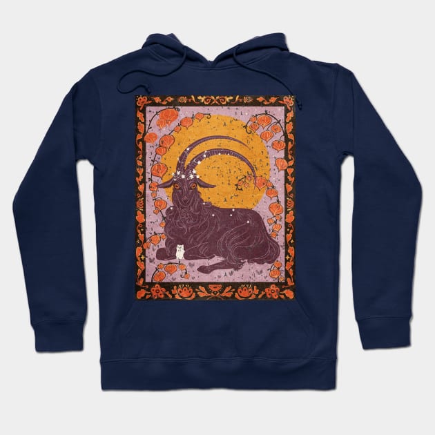 THE BLACK GOAT POSTER Hoodie by watiasma422